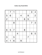 Sudoku - Easy A434 Print Puzzle