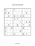 Sudoku - Easy A436 Print Puzzle