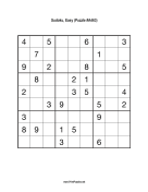 Sudoku - Easy A463 Print Puzzle