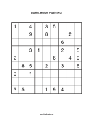 Sudoku #1051 and #1052 (Medium) - Free Printable Puzzles