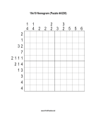 Nonogram - 10x10 - A226 Print Puzzle