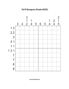 Nonogram - 10x10 - A232 Print Puzzle