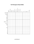 Nonogram - 15x15 - A228 Print Puzzle