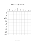 Nonogram - 15x15 - A235 Print Puzzle