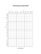 Nonogram - 15x20 - A225 Print Puzzle