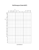 Nonogram - 15x20 - A227 Print Puzzle