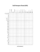 Nonogram - 15x20 - A228 Print Puzzle