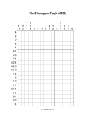 Nonogram - 15x20 - A230 Print Puzzle