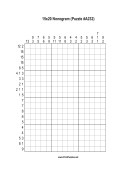 Nonogram - 15x20 - A232 Print Puzzle