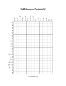 Nonogram - 15x20 - A234 Print Puzzle