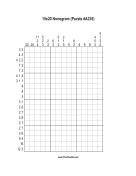 Nonogram - 15x20 - A235 Print Puzzle