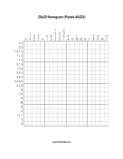 Nonogram - 20x20 - A224 Print Puzzle
