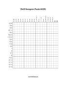 Nonogram - 20x20 - A229 Print Puzzle