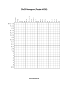 Nonogram - 20x20 - A236 Print Puzzle