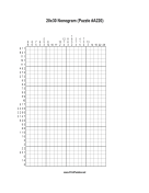 Nonogram - 20x30 - A220 Print Puzzle