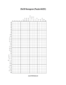 Nonogram - 20x30 - A223 Print Puzzle