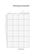 Nonogram - 20x30 - A224 Print Puzzle