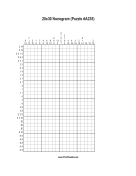 Nonogram - 20x30 - A235 Print Puzzle