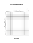 Nonogram - 25x25 - A226 Print Puzzle