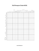 Nonogram - 25x25 - A236 Print Puzzle