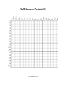 Nonogram - 30x30 - A220 Print Puzzle