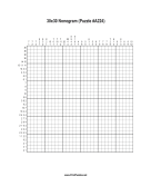 Nonogram - 30x30 - A224 Print Puzzle