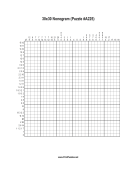 Nonogram - 30x30 - A225 Print Puzzle