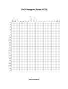 Nonogram - 30x30 - A229 Print Puzzle