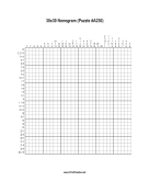 Nonogram - 30x30 - A230 Print Puzzle